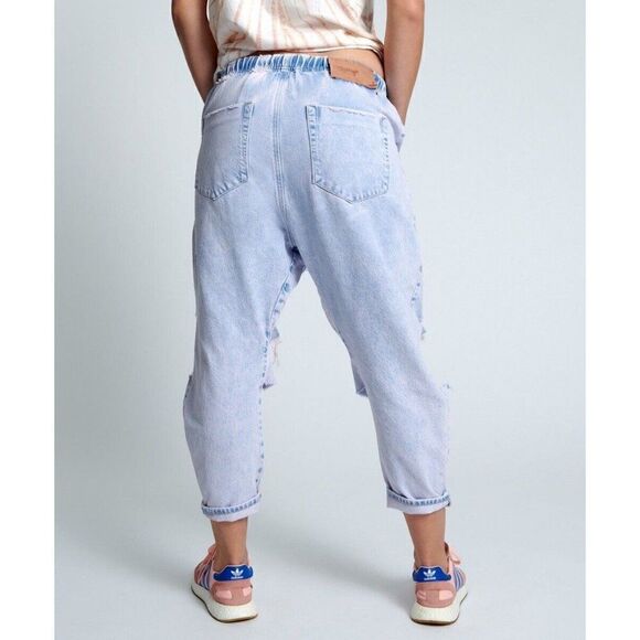 NWT FREE PEOPLE Sz XS SHABBY KINGPINS IN PURPLE HAZE - Picture 4 of 7